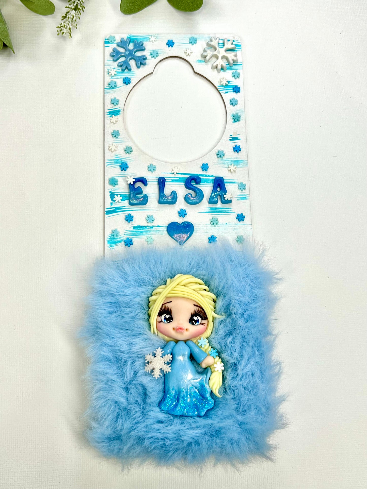 ✨ Door Holder Decorated, transform any door into a fairytale entrance with our adorable handmade clay doll door hangers! Perfect for little princesses, these unique creations bring magic and charm to any room. 🌟💜 #HandmadeWithLove #ClayArt #PrincessDecor