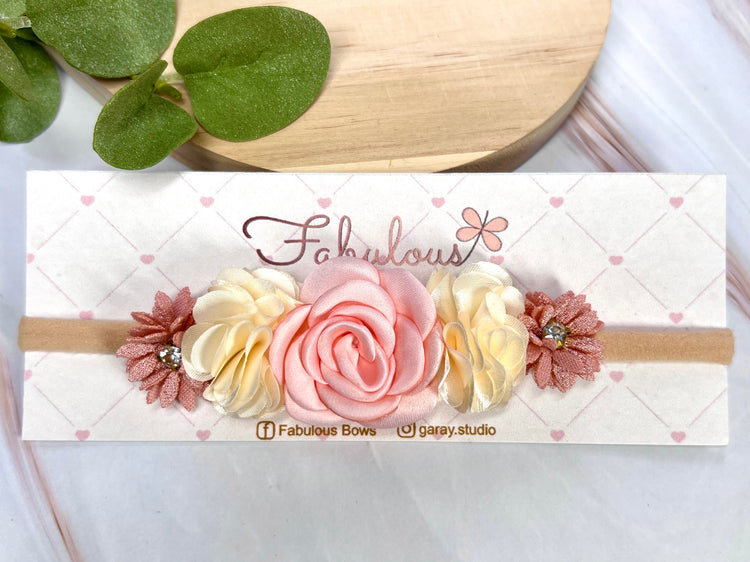 Charming floral  headbands that add a touch of floral magic! Soft Flowers Headbands Bows - Perfect Baby Shower - Gifts & All Occasions