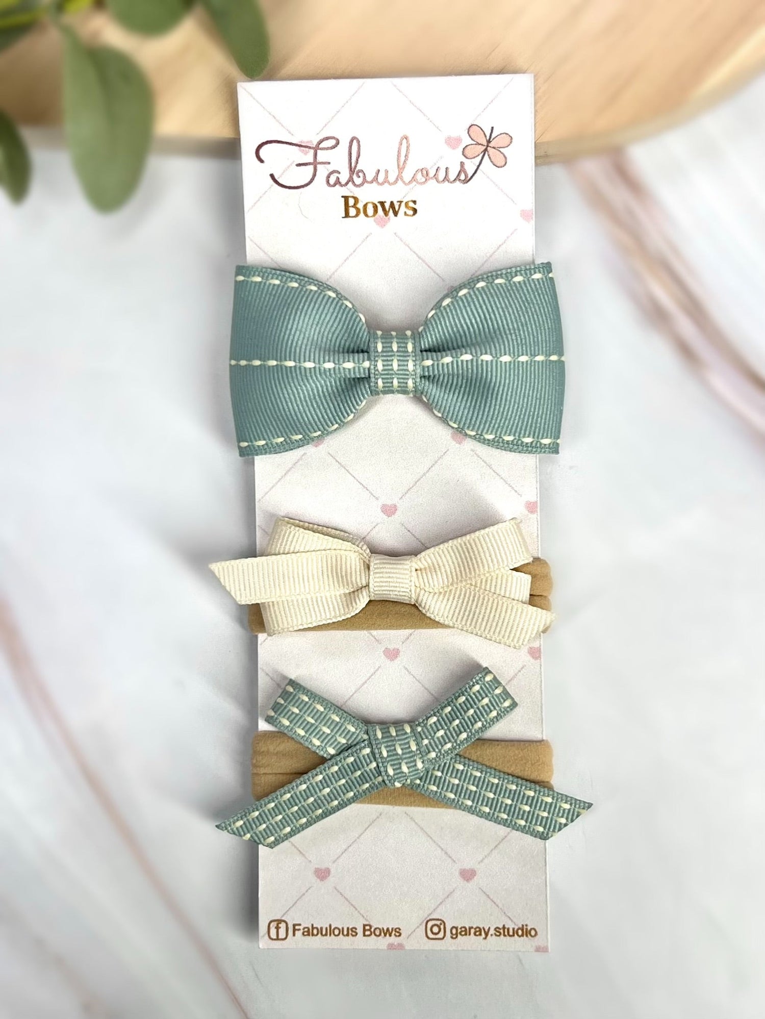 Elegant Baby Stitch Ribbon Headband Collection – Soft Pastels, Bold Hues & Timeless Designs