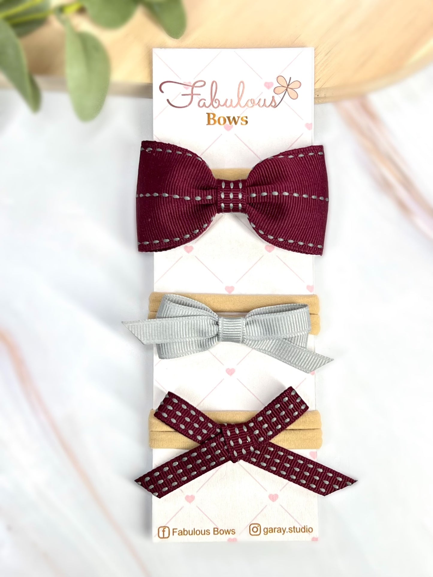 Elegant Baby Stitch Ribbon Headband Collection – Soft Pastels, Bold Hues & Timeless Designs